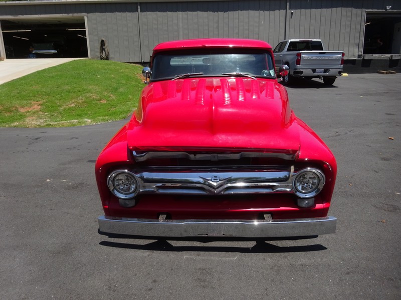 Image of red car hood