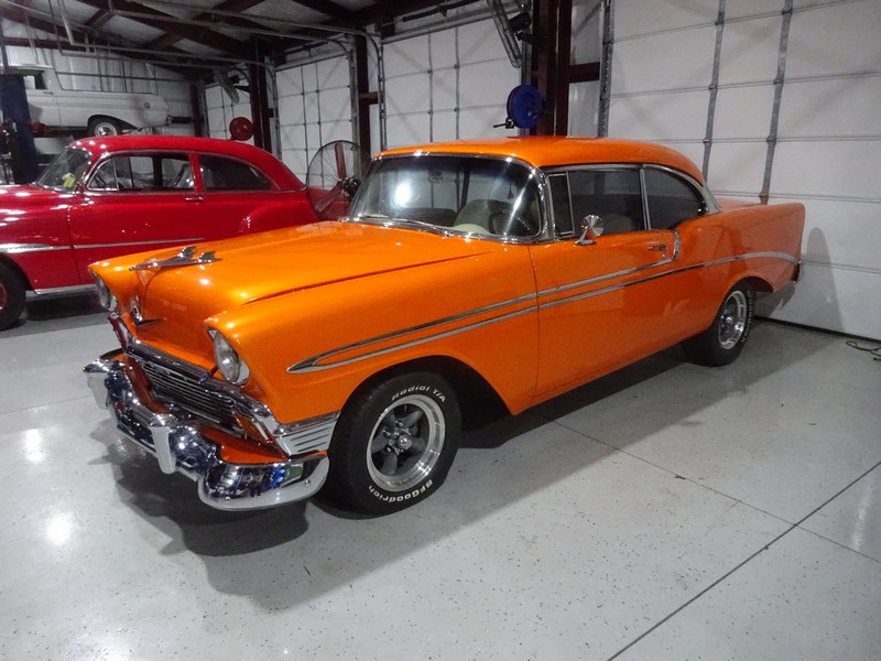 Image of orange classic car