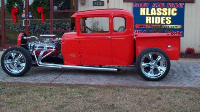 Image of red car paint restoration