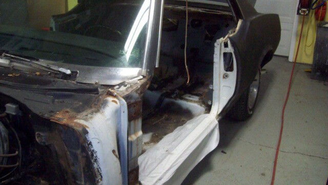 Classic car restoration project.