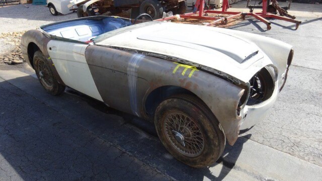 Classic Austin-Healey restoration project.