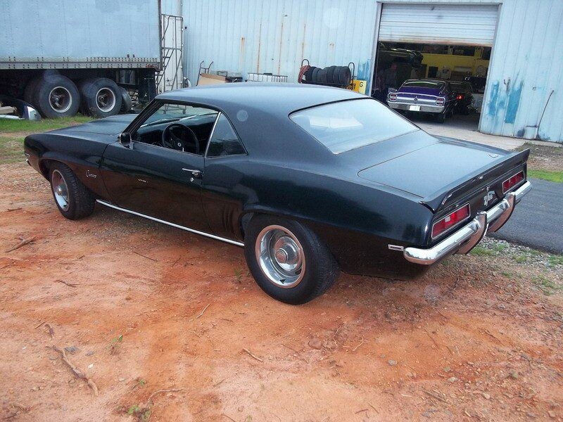 Black 1967 Chevrolet Camaro coupe.
