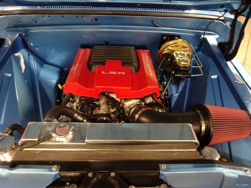 Custom LSA engine in classic truck.