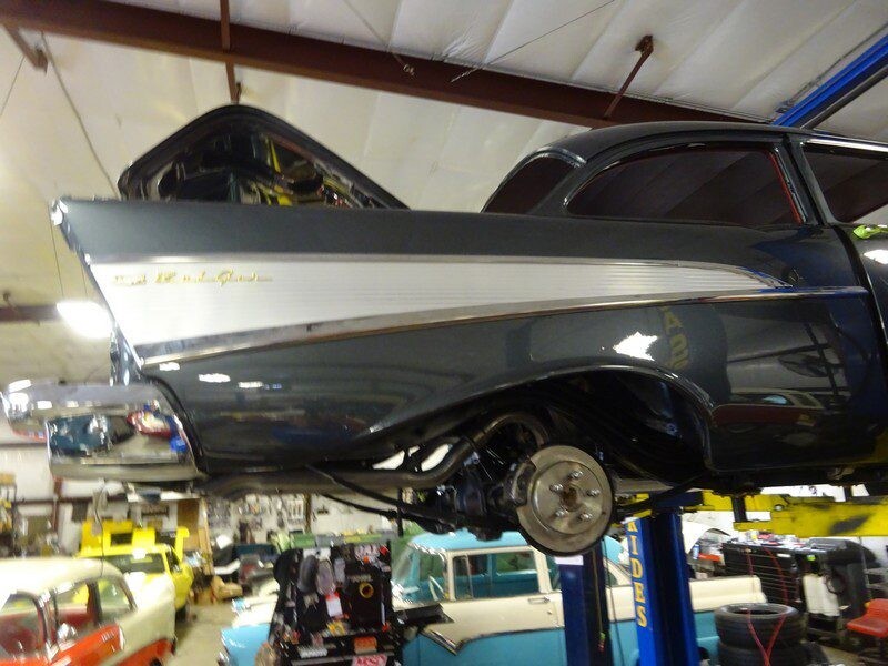 1957 Chevy Bel Air, classic car restoration.