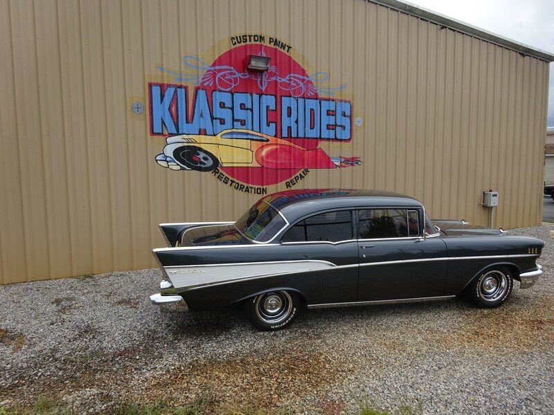 Classic car at Klassic Rides shop.