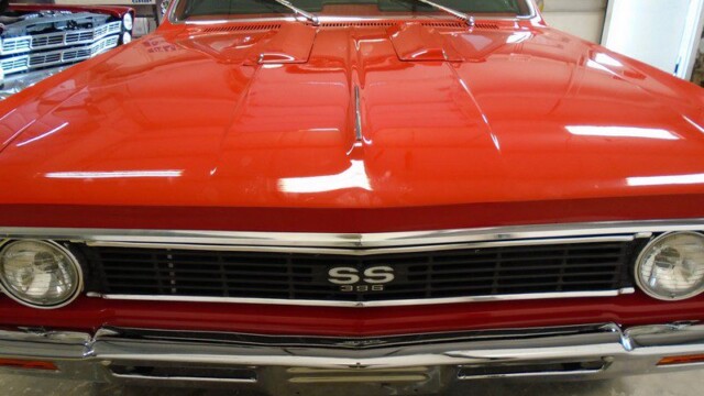 Red 1966 Chevy Chevelle SS 396.