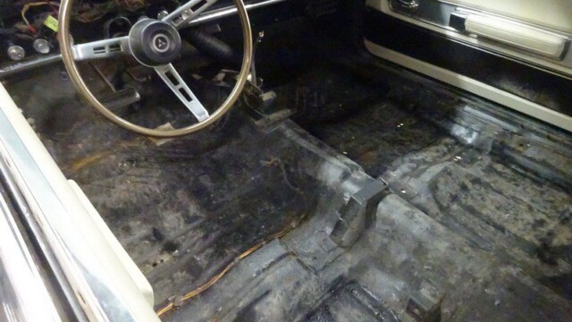 Dodge Charger interior restoration project.