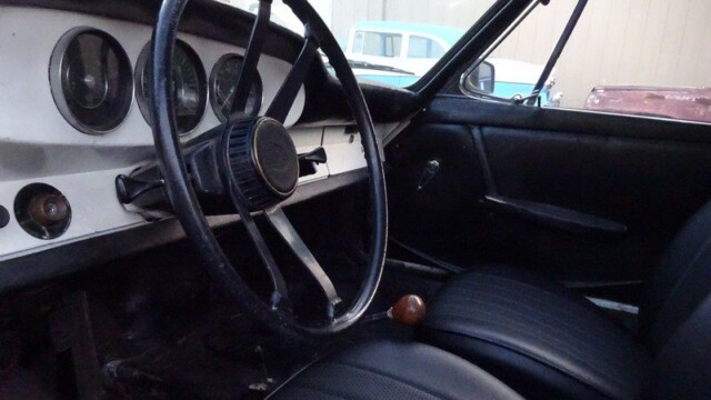 Classic Porsche 911 interior view.