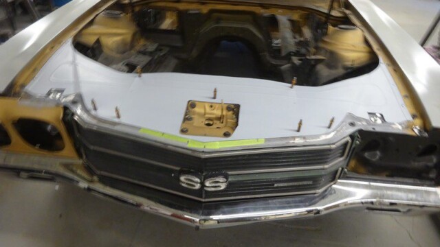 Chevelle SS restoration: front end panel.