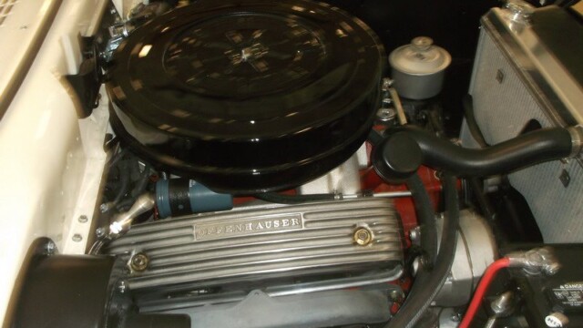 Vintage Offenhauser engine detail.