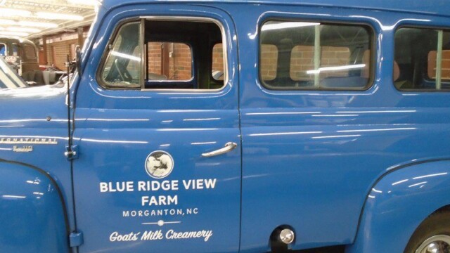 Blue Ridge View Farm goats milk creamery.