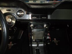 Vintage Mustang center console and radio