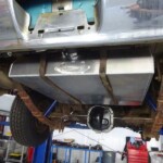 Custom aluminum fuel tank installed.
